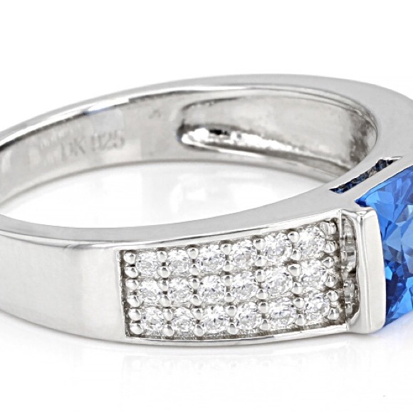 🔥Hot item! Blue Spinel Ring set in precious metals. - Picture 2 of 3